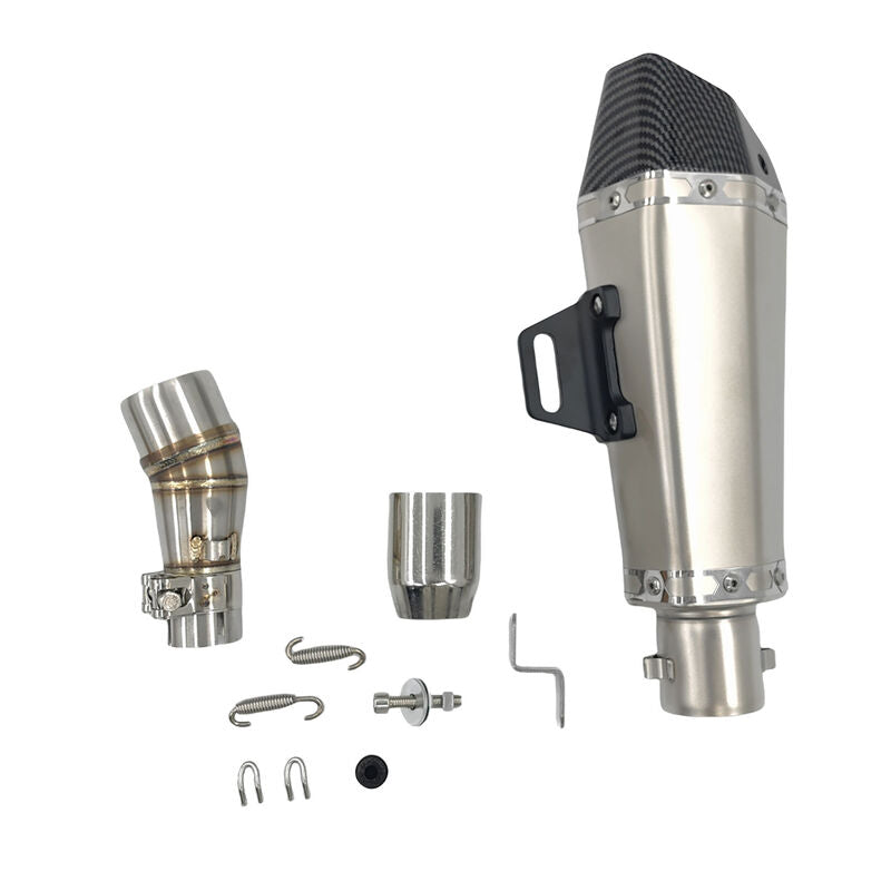 Modified Exhaust Muffler Pipe Silencer Fit For Kawasaki Z250 Ninja 250 300 2013-2016 ECC-KW003 - Machter