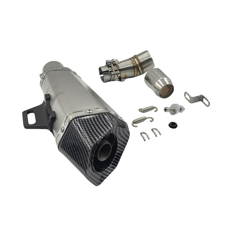 Modified Exhaust Muffler Pipe Silencer Fit For Kawasaki Z250 Ninja 250 300 2013-2016 ECC-KW003 - Machter
