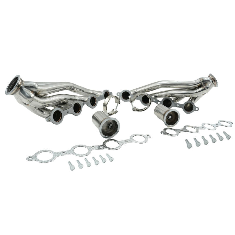 V-Band Manifold Header Fit For Camaro For Chevelle For Nova For Firebird V8 4.8L 5.3L 5.7L 6.0L 6.2L Engines - Machter