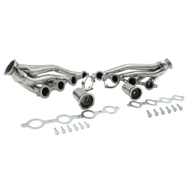 V-Band Manifold Header Fit For Camaro For Chevelle For Nova For Firebird V8 4.8L 5.3L 5.7L 6.0L 6.2L Engines - Machter
