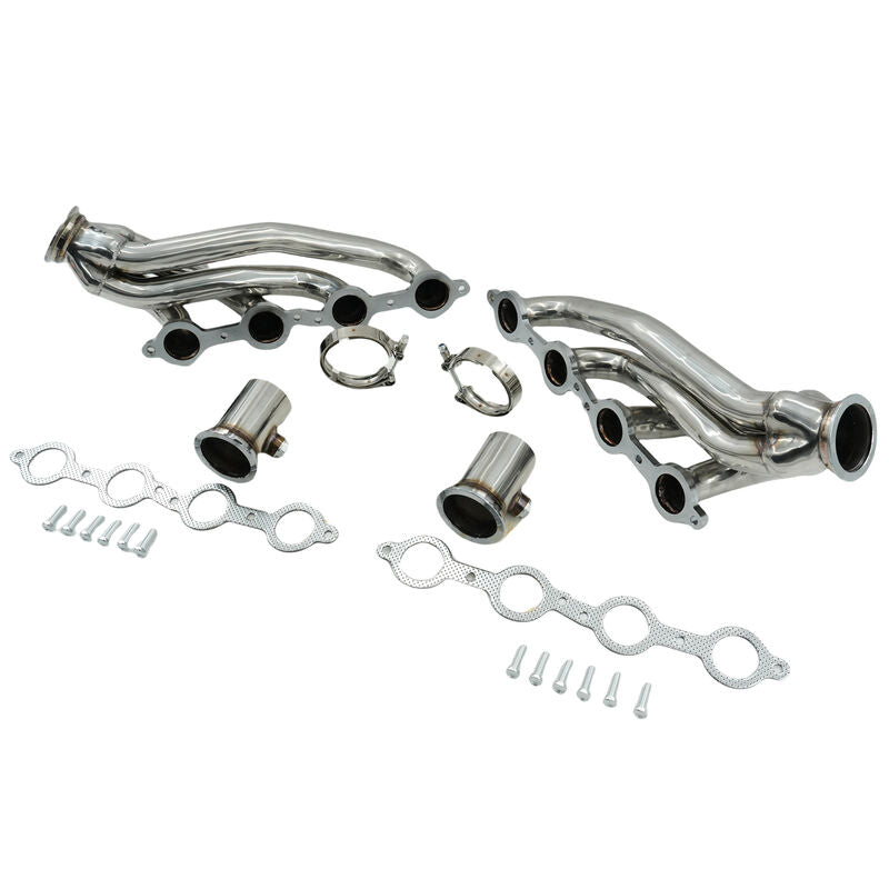 V-Band Manifold Header Fit For Camaro For Chevelle For Nova For Firebird V8 4.8L 5.3L 5.7L 6.0L 6.2L Engines - Machter