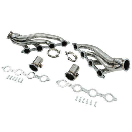 V-Band Manifold Header Fit For Camaro For Chevelle For Nova For Firebird V8 4.8L 5.3L 5.7L 6.0L 6.2L Engines ECC-LS001 - Machter