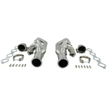 Turbo Manifold Header+Elbow Fit For Chevrolet Small Block V8 LS1 LS6 LSX Camaro Corvette For GM Cadillac CTS - Machter