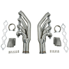 Turbo Manifold Header+Elbow Fit For Chevrolet Small Block V8 LS1 LS6 LSX Camaro Corvette For GM Cadillac CTS - Machter