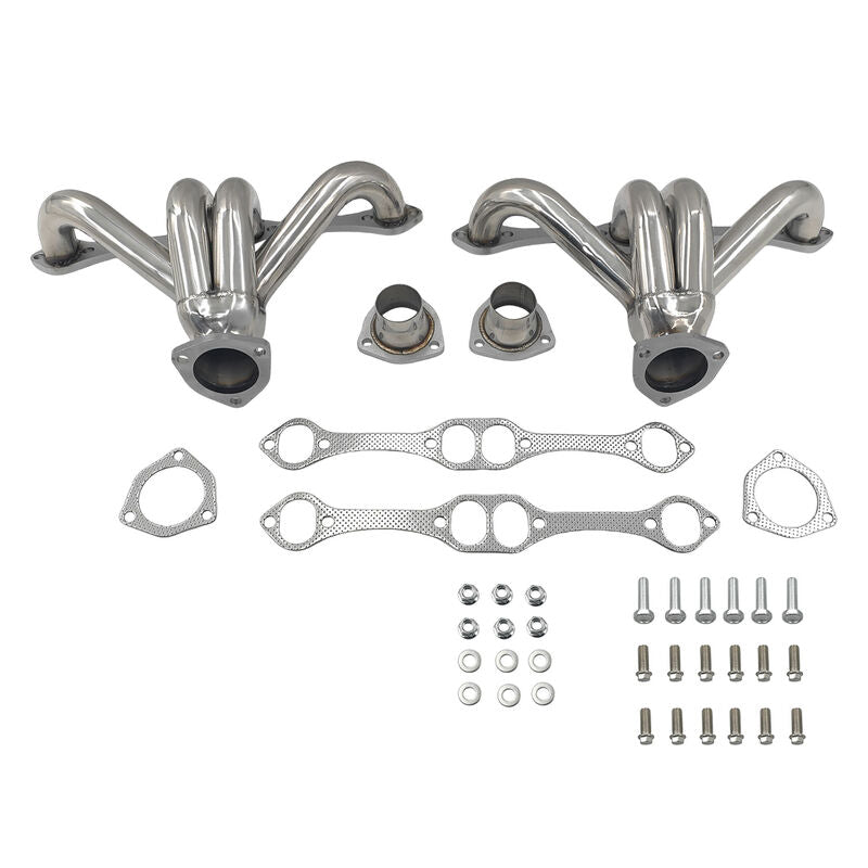 Manifold Exhaust Headers Fit For All Small Block Chevy V8 Engines 283 305 327 350 - Machter