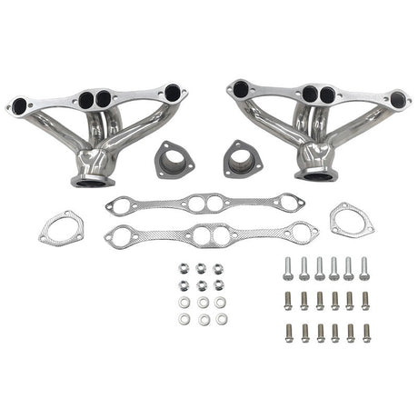 Manifold Exhaust Headers Fit For All Small Block Chevy V8 Engines 283 305 327 350 ECC-LS003 - Machter