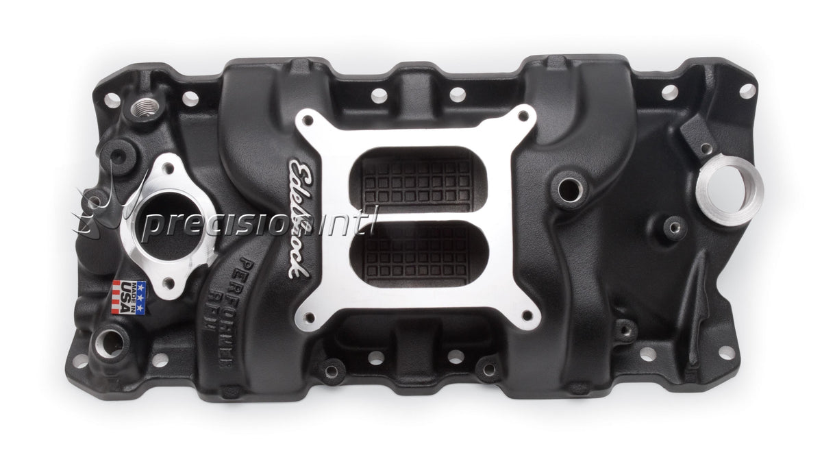 Performer RPM Intake Manifold Each SB Chev 262 - 400 V8 Black ED71013 - Edelbrock - Inlet & Intake Manifolds - Edelbrock
