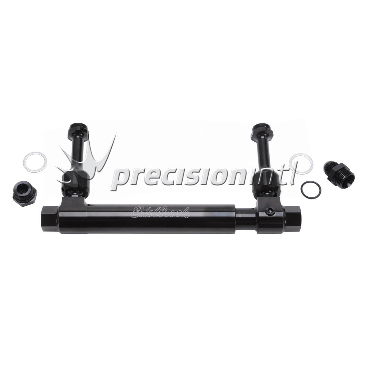 Adjustable Fuel LOG Kit Black Anodized Suits Holley & Demon Carbs ED8100 - Edelbrock - Fuel Hoses & Lines - Edelbrock