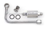 Steel Fuel Line Inc Filter - 6 An Male Inlet Perform & Thunder Carbs ED8131 - Edelbrock - Fuel Hoses & Lines - Edelbrock