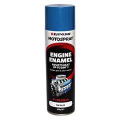 Engine Enamel Paint GM Blue Aerosol 400g - Motospray | Universal Auto Spares