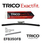 Exact Fit FB Beam Blade (350MM) (EU-14-350 + V-Adapt) EFB350FB - Trico | Universal Auto Spares
