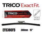 Exact Fit FB Beam Blade (380MM) (EU-15-380 + V-Adapt) EFB380FB - Trico | Universal Auto Spares