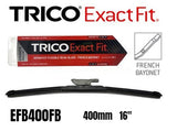 Exact Fit FB Beam Blade (400MM) (EU-16-400 + V-Adapt) EFB400FB - Trico | Universal Auto Spares