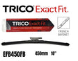 Exact Fit FB Beam Blade (450MM) (EU-18-450 + V-Adapt) EFB450FB - Trico | Universal Auto Spares