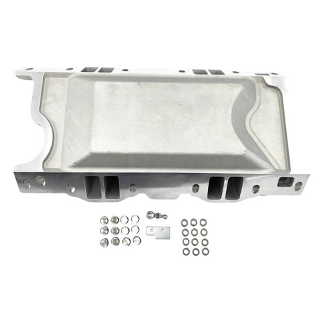 Engine Intake Manifold Dual Plane Silver Fit For Small Block Chrysler 318 340 360 EIM-CRS001 - Machter