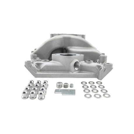 Engine Intake Manifold Dual Plane Silver Fit For Small Block Chrysler 318 340 360 EIM-CRS001 - Machter