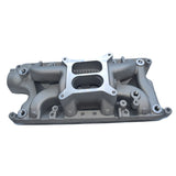 Dual Plane Intake Manifold Fit For Ford Windsor 289 302 4 Barrel Air Gap Satin 54026 - Machter