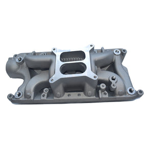Dual Plane Intake Manifold Fit For Ford Windsor 289 302 4 Barrel Air Gap Satin 54026 - Machter
