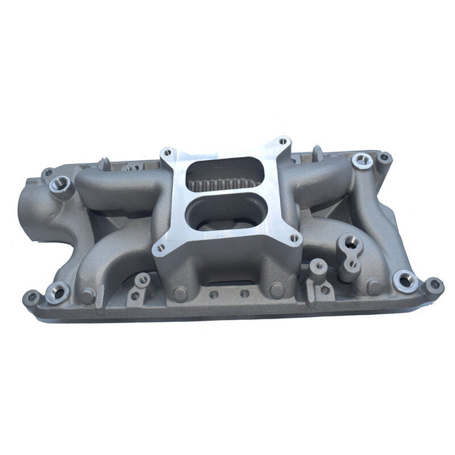 Dual Plane Intake Manifold Fit For Ford Windsor 289 302 4 Barrel Air Gap Satin 54026 - Machter