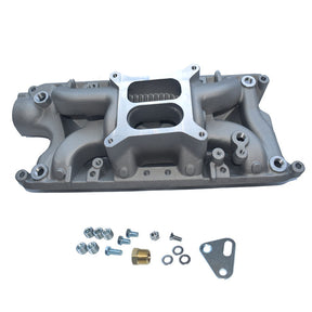 Dual Plane Intake Manifold Fit For Ford Windsor 289 302 4 Barrel Air Gap Satin 54026 EIM-FD002 - Machter