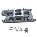 Dual Plane Intake Manifold Fit For Ford Windsor 289 302 4 Barrel Air Gap Satin 54026 - Machter