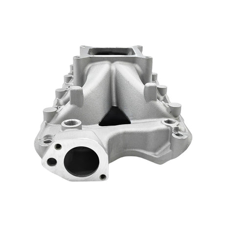 High Rise 4 Barrel Manifold Single Plane Fit For Ford Windsor 302 V8 Satin Finished EIM-FD004 - Machter