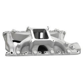 High Rise 4 Barrel Manifold Single Plane Fit For Ford Windsor 302 V8 Satin Finished EIM-FD004 - Machter
