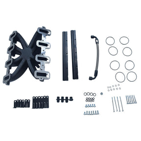 Cathedral Port Single Plane EFI Intake Manifold w/ Fuel Rails Fit For GM LS1/LS2/LS6 EIM-HLN004 - Machter