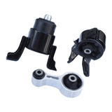 Engine Mount Set Fit For Mazda 6 02-1/08 2.3L A/M Auto Manual Left + Right + Rear 3pcs EMASM-MA002 - Machter