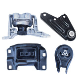 4 Pcs Front & Rear Transmission Engine Mount Kit Fit For Mazda 3 BK BL 2.0L 2004-2013 EMASM-MA003 - Machter