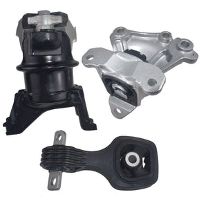 3 Pcs Engine & Transmission Mount Fit For Honda Civic Sedan 1.8L Automatic 2013-2015 EMKIT-HD001 - Machter