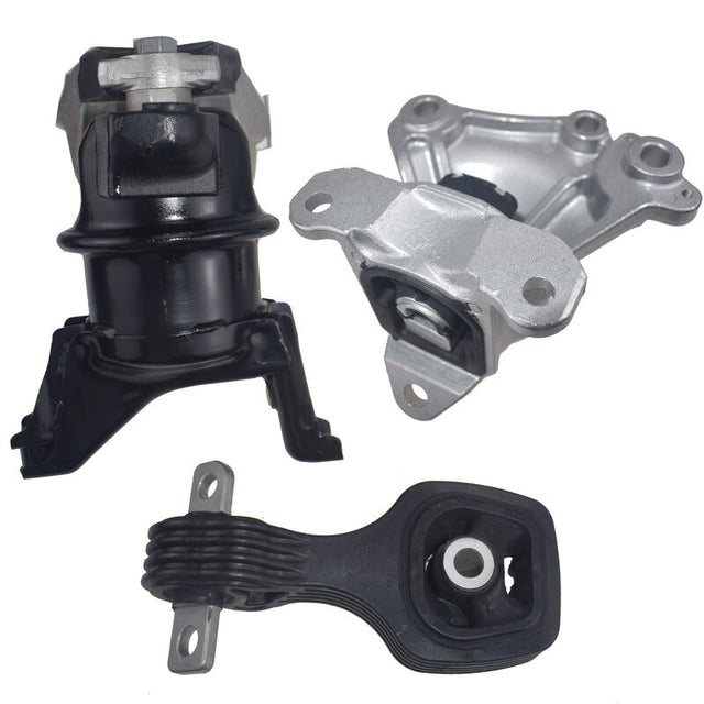 3 Pcs Engine & Transmission Mount Fit For Honda Civic Sedan 1.8L Automatic 2013-2015 EMKIT-HD001 - Machter