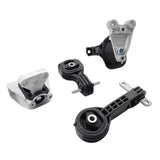 4 x Engine Mount Set Fit For Honda Civic FD 1.8L Auto 2006-2012 EMKIT-HD004 - Machter