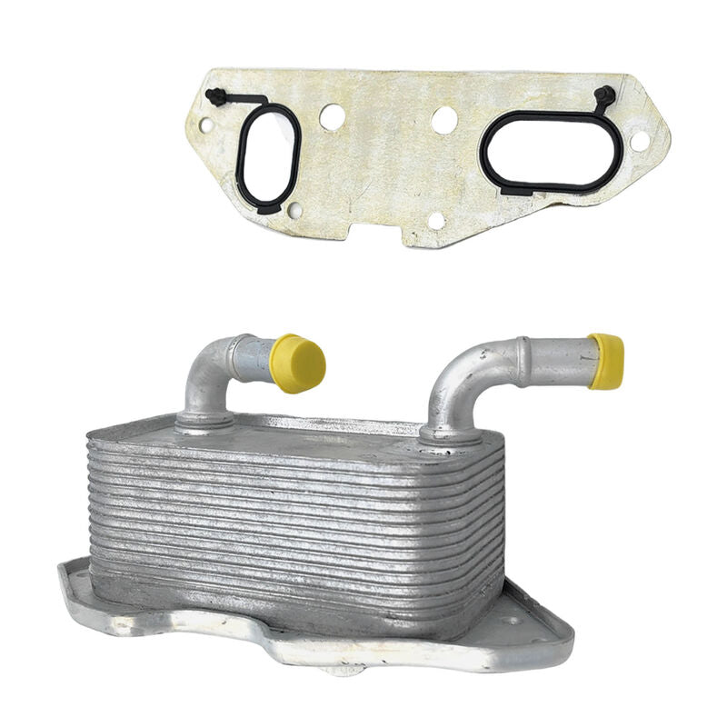 Engine Oil Cooler With Gasket Fit For Audi A4 B6 B7 A5 A6 C6 C7 A7 A8 Q5 Q7 4L Petrol 2004-2018 06E117021G 06E117021L EOC-AU011 - Machter