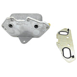 Engine Oil Cooler With Gasket Fit For Audi A4 B6 B7 A5 A6 C6 C7 A7 A8 Q5 Q7 4L Petrol 2004-2018 06E117021G 06E117021L EOC-AU011 - Machter