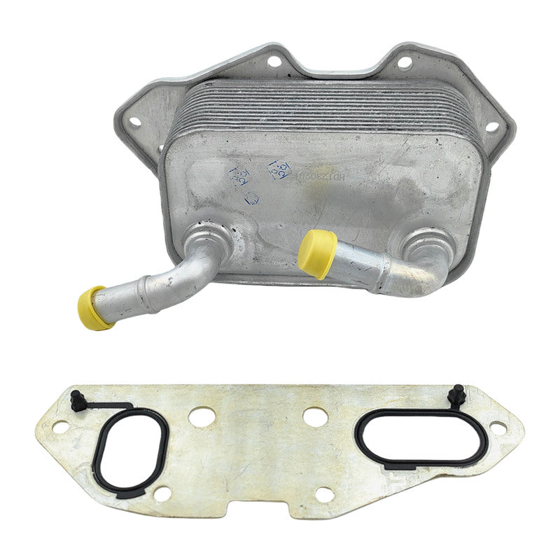 Engine Oil Cooler With Gasket Fit For Audi A4 B6 B7 A5 A6 C6 C7 A7 A8 Q5 Q7 4L Petrol 2004-2018 06E117021G 06E117021L EOC-AU011 - Machter
