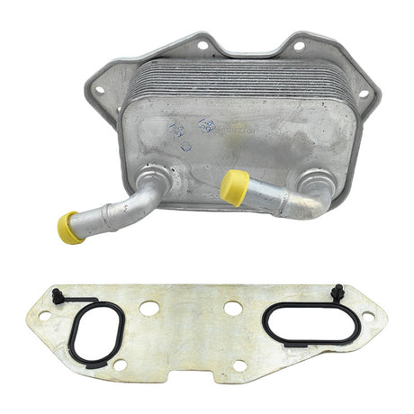 Engine Oil Cooler With Gasket Fit For Audi A4 B6 B7 A5 A6 C6 C7 A7 A8 Q5 Q7 4L Petrol 2004-2018 06E117021G 06E117021L EOC-AU011 - Machter