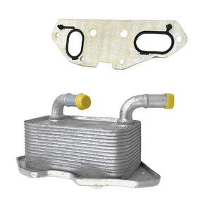 Engine Oil Cooler With Gasket Fit For Audi A4 B6 B7 A5 A6 C6 C7 A7 A8 Q5 Q7 4L Petrol 2004-2018 06E117021G 06E117021L EOC-AU011 - Machter