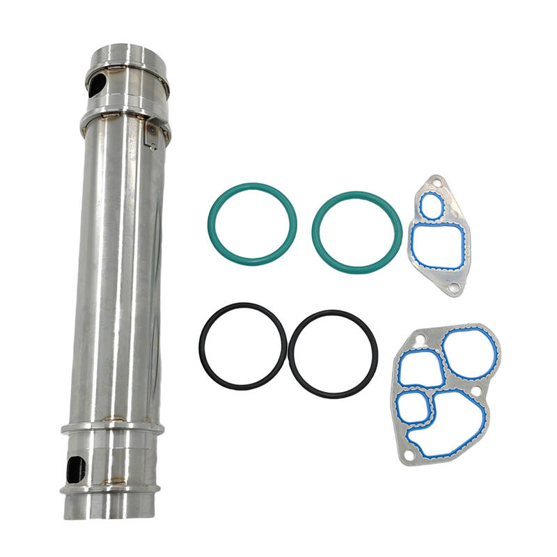 Oil Cooler With Gaskets Fit For Ford Powerstroke F-series F250 F350 F450 F550 E-Series E250 E350 E450 7.3L EOC-FD014 - Machter