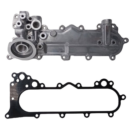 Oil Cooler Cover With Gasket Fit For Toyota LandCruiser HDJ78 HZJ80 HDJ100 Coaster HDB50 HZB70 1572117012 EOC-TA008 - Machter