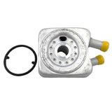 Oil Cooler With Gasket Fit For Audi A3 A4 TT Skoda VW Caddy Beetle Golf Passat 028117021B EOC-VW005 - Machter