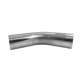 Exhaust Pipe Mandrel Bend 3" Inch 45 Degree 76mm Aluminised Mild Steel - Machter