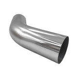 Exhaust Pipe Mandrel Bend 3" Inch 45 Degree 76mm Aluminised Mild Steel - Machter