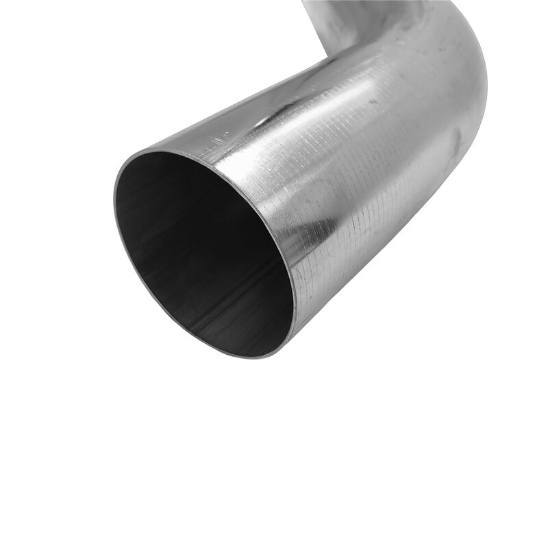 Exhaust Pipe Mandrel Bend 3" Inch 45 Degree 76mm Aluminised Mild Steel - Machter