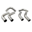 6 Pieces 3" Inch 76mm Exhaust Pipe Mandrel Bend Mild Steel 45 Degree & 90 Degree Bends - Machter