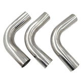 6 Pieces 3" Inch 76mm Exhaust Pipe Mandrel Bend Mild Steel 45 Degree & 90 Degree Bends - Machter