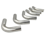 6 Pieces 3" Inch 76mm Exhaust Pipe Mandrel Bend Mild Steel 45 Degree & 90 Degree Bends - Machter