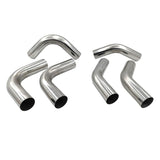 6 Pcs 3" Inch 76mm Exhaust Pipe Mandrel Bend Mild Steel 45 Degree & 90 Degree Bends EP-006 - Machter