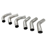 6 Pieces 3" Inch 76mm Exhaust Pipe Mandrel Bend Mild Steel 45 Degree & 90 Degree Bends - Machter