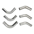 6Pcs Exhaust Pipe Mandrel Bend 2.5" Inch 63.5mm 45 & 90 Degree Semi Bright Mild Steel EP-007 - Machter